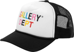 Gallery Dept Black White And Multicolor Logo Trucker Hat