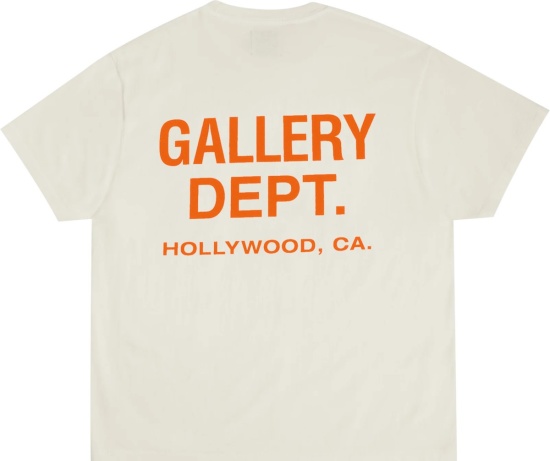 Gallery Dept Cream Souvenir Logo T Shirt