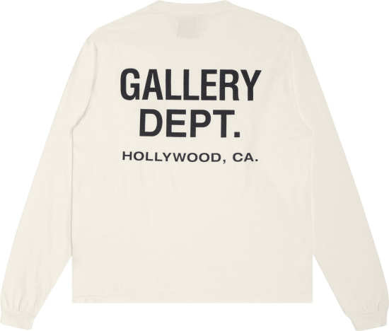 Gallery Dept Ivory Long Sleeve Souvenir T Shirt