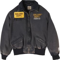 Gallery Dept Navy Blue Faded Mechanic Jacket