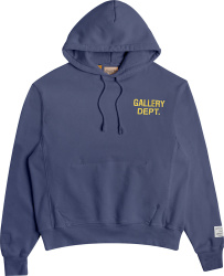 Gallery Dept Navy Blue Vintage Gd Logo Hoodie