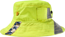 Gallery Dept Neon Yellow And Reflective Bucket Hat