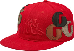Gallery Dept Red G Logo Patch Fitted Hat