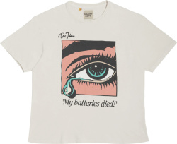 Gallery Dept White Tear Eye Print T Shirt
