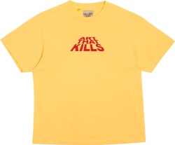 Gallery Dept Yellow And Red Atk Print T Shirt
