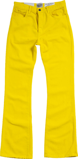 Gallery Dept Yellow Bootcut Jeans
