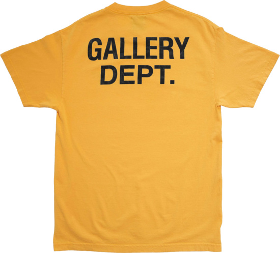 Gallery Dept Yellow Everything Must Go Logo T Shirt