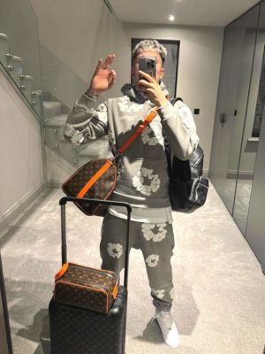 Garnacho Denim Tears Hoodie Sweatpants Louis Vuitton Duffle Bag Backpack Toiletry Bag Suitcase