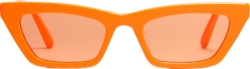 Orange Cat-Eye 'Chap' Sunglasses