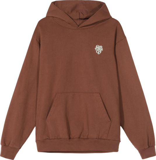 Girls Don't Cry Brown 'Girls Dont Cry' Hoodie | INC STYLE
