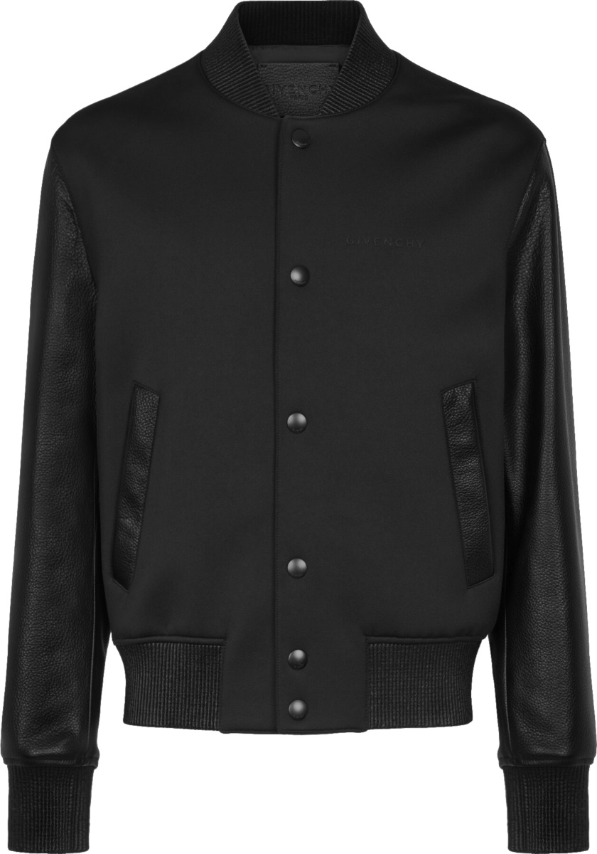 Givenchy Black 'Address' Varsity Jacket | INC STYLE