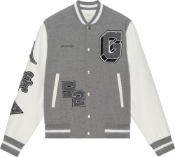 Grey 'G52' Varsity Jacket