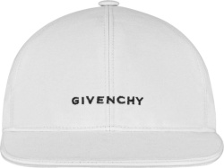 White Canvas Logo Hat