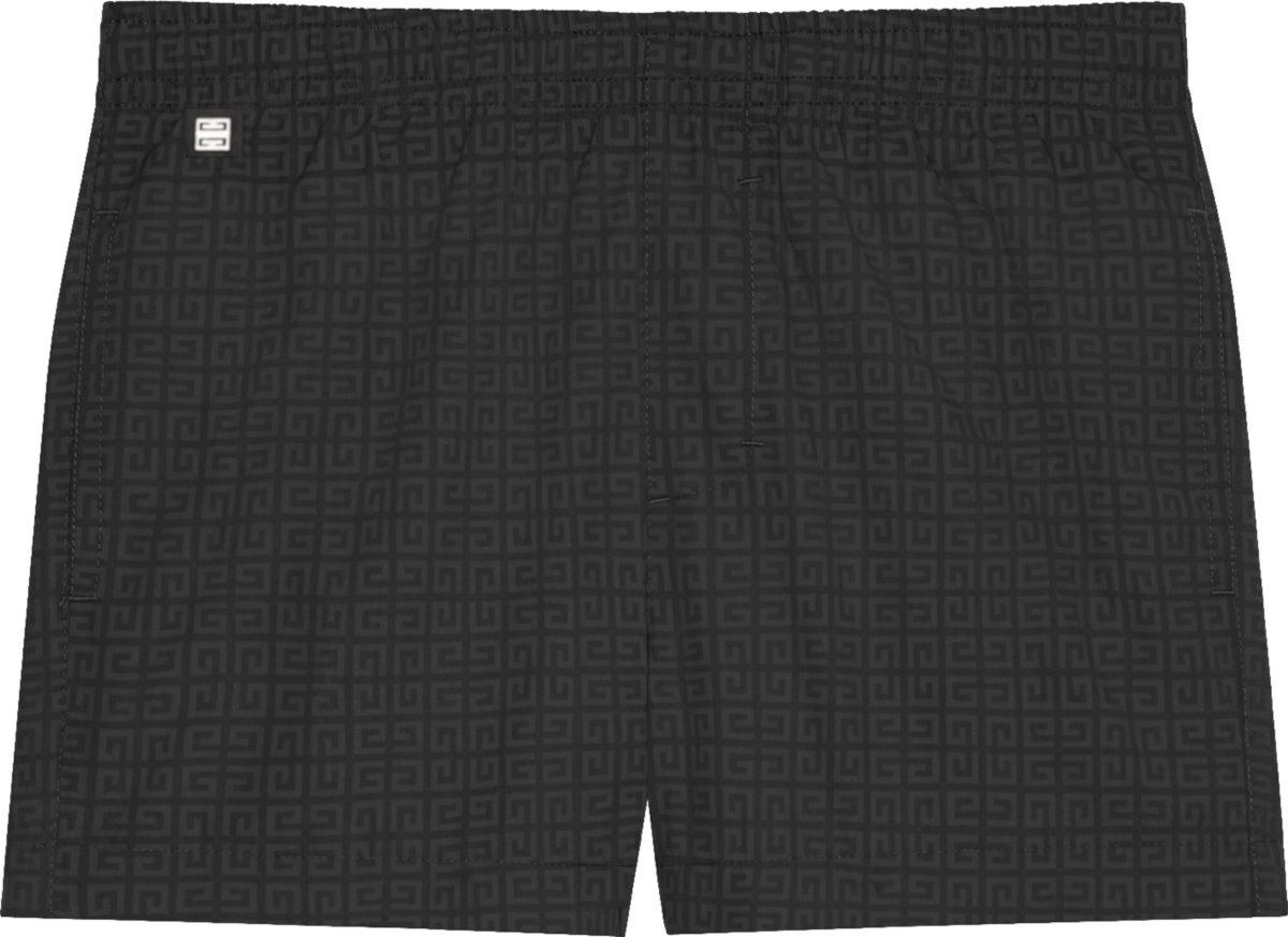 Givenchy Black 4G Swim Shorts | INC STYLE