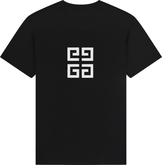 Givenchy Black And White 4g Logo T Shirt