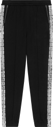Givenchy Black And White 4g Stripe Trackpants