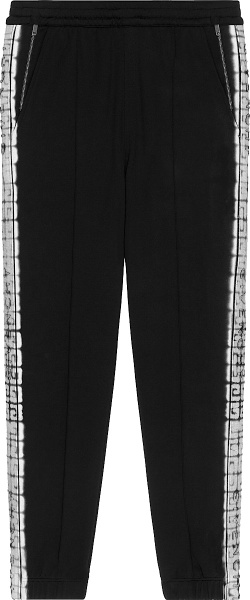 Givenchy Black And White 4g Stripe Trackpants
