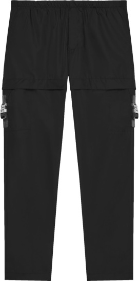 Givenchy Black Cargo Buckle Trackpants Bm515t13yt 001
