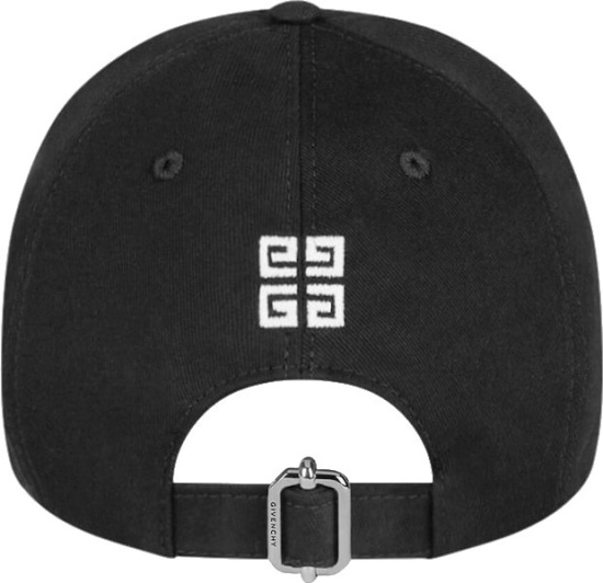 Givenchy Black Collegiate Logo Hat