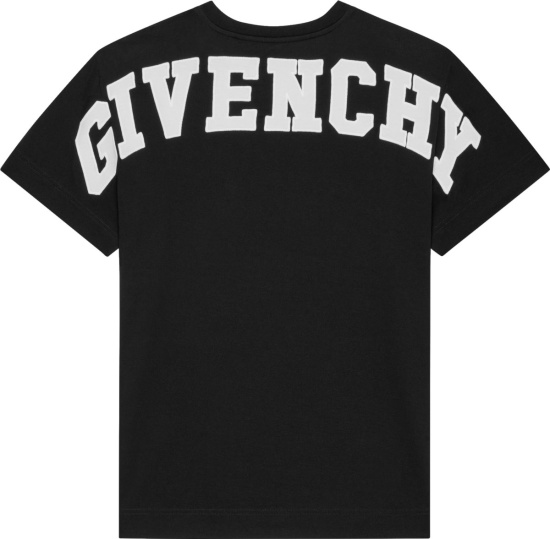 Givenchy Black Eiffel Tower Back Logo T Shirt