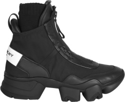 Givenchy Black Jaw Hybrid High Top Sneaker Boots