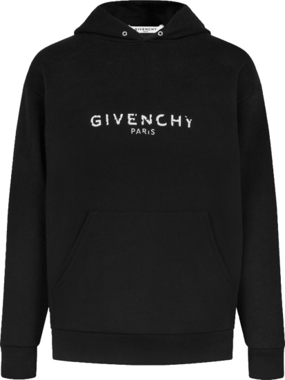 Givenchy Black 'Paris' Hoodie | INC STYLE