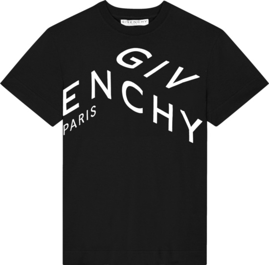 Givenchy Black Refracted Logo T Shirt