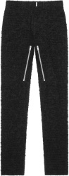 Givenchy Black Shredded Inner Zip Jeans