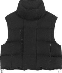 Givenchy Black Square Quilted Down Vest