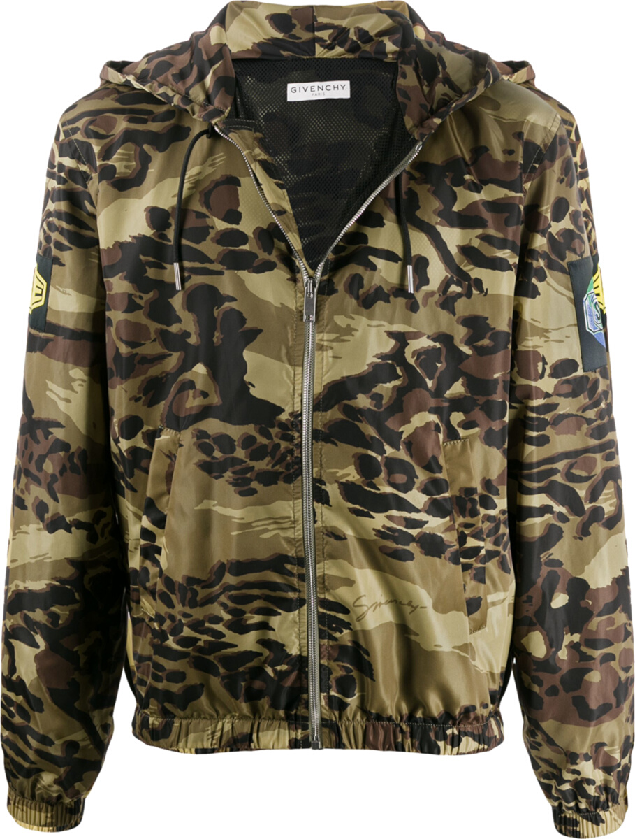Givenchy Camo Hooded Jacket 
