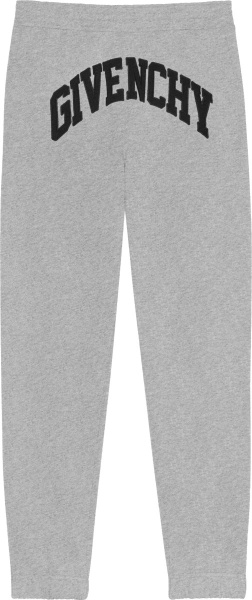 Givenchy Grey College Logo Joggers