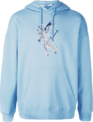 Givenchy Icarus Print Light Blue Hoodie