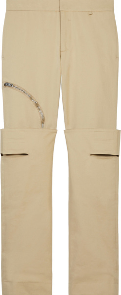 Givenchy Khaki Knee Flap Cargo Pants Bm50t813nl 270