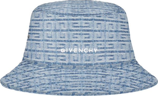 Givenchy Light Blue 4g Denim Bucket Hat