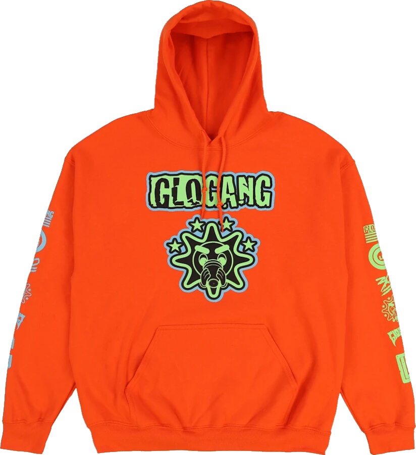 Glo Gang Orange 'Gloyalty 300' Merch Hoodie | INC STYLE