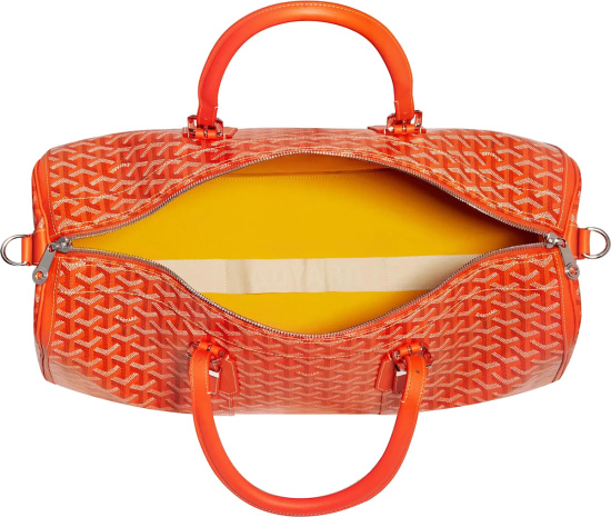 Goyard Orange 'Croisiere 35' Bag