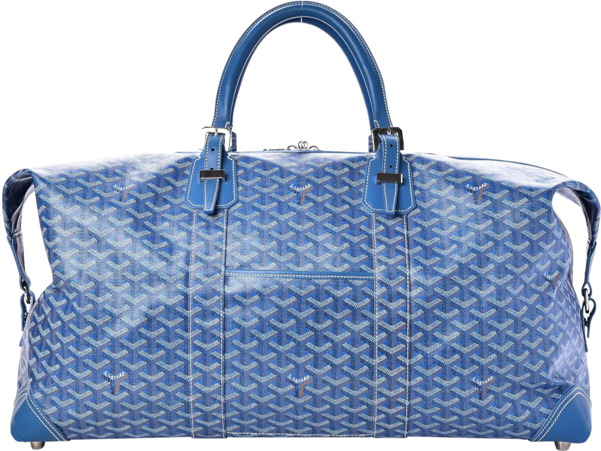 blue goyard duffle bag