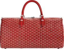 Goyard Red Boston Bag
