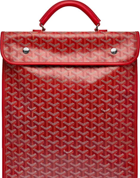 Goyard Red Monogram Canvas Backpack