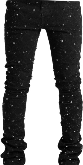 Guapi Black Boro Embellished Jeans