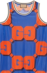 Blue & Orange-GG Basketball Jersey