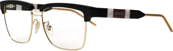 Gucci Black & Gold Glasses (GG0603S) | Incorporated Style