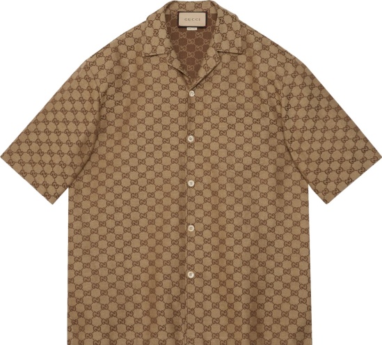 Gucci Begei Gg Linen Shirt
