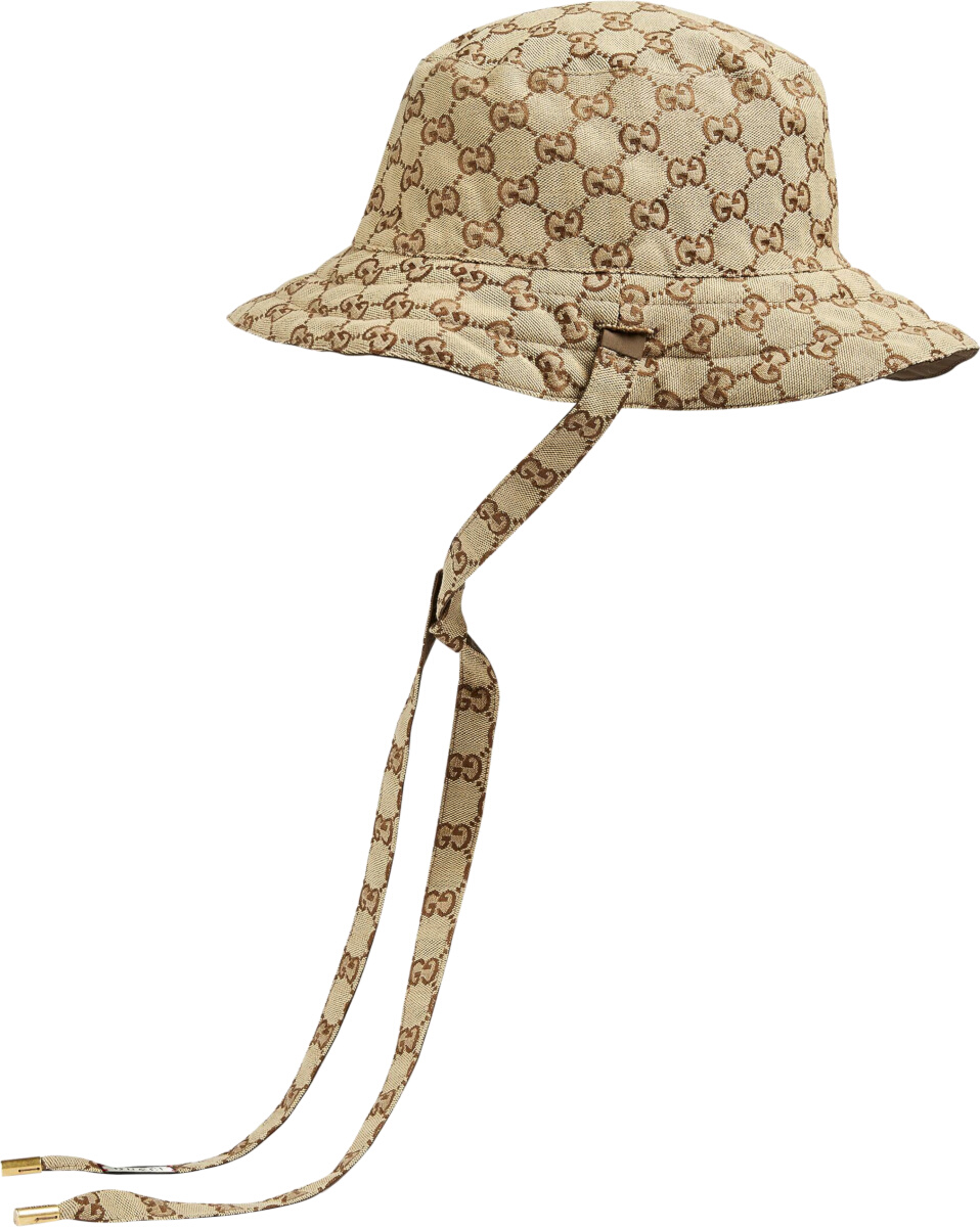 Gucci Beige Drawstring Bucket Hat | Style