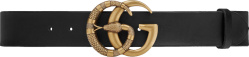 Black & Gold GG-Snake Belt