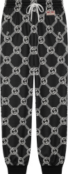 Black & White Interlocking-GG Trackpants
