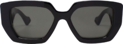 Black Thick Geometric Sunglasses (GG0630S)