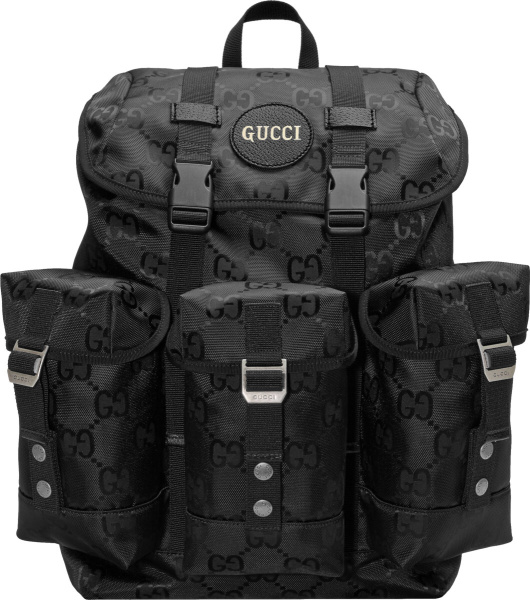 Gucci Black Supreme Canvas Backpack