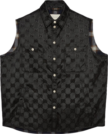 Gucci Black Supreme Off The Grid Vest 631106 Zaebn 1000