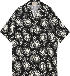 Gucci Black White Star Print Shirt